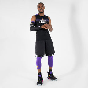 TARMAK(ターマック) バスケットボール ベースレイヤー タイツ 7.5分丈 500 NBA ロサンゼルス・レイカーズ メンズ
