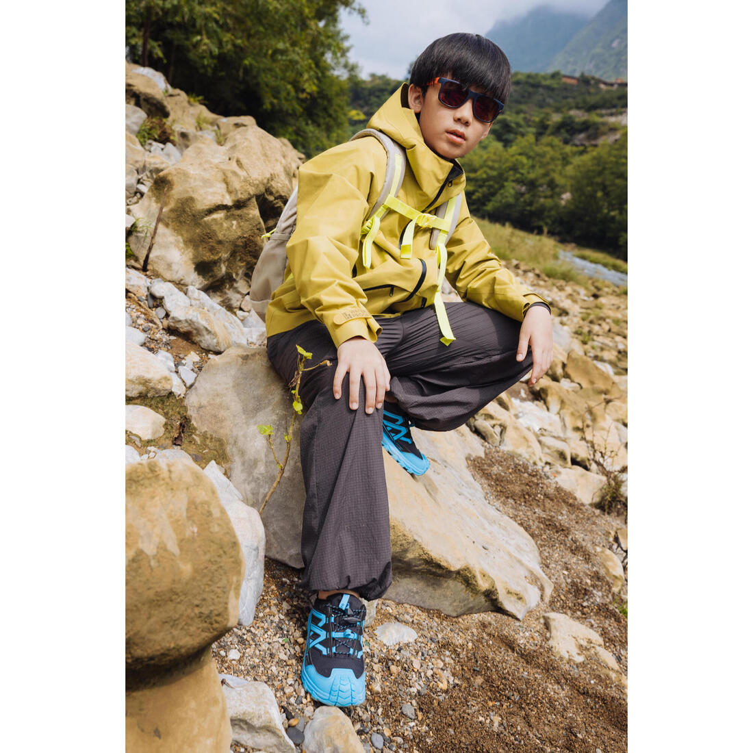 QUECHUA (ケシュア) 登山・ハイキング キッズ ブーツ クイックレース Crossrock UKキッズサイズ2.5～5