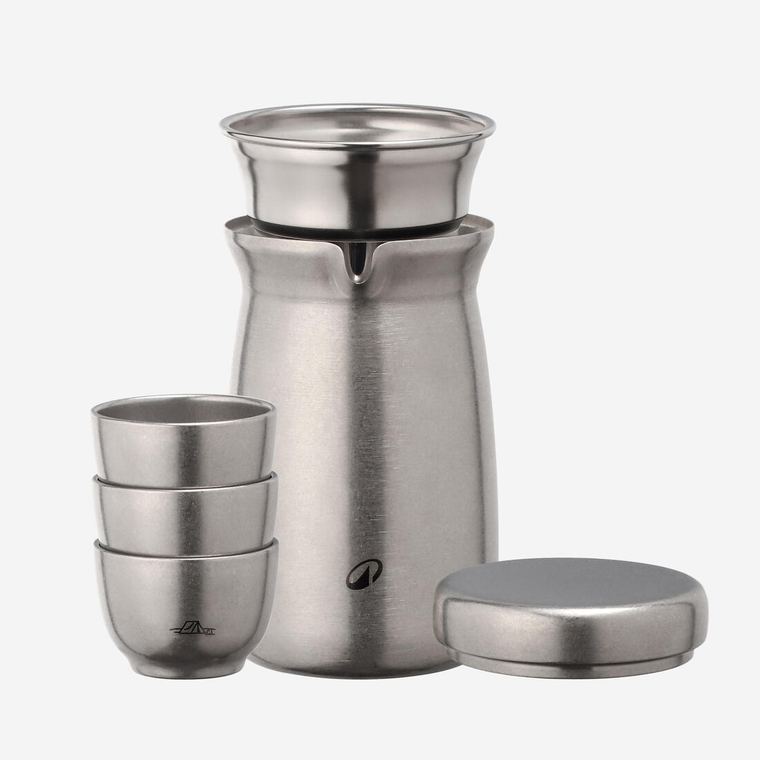 QUECHUA (ケシュア) キャンプ ティーセット コンパクト 持ち運び ステンレス鋼 eEast 100 3人用