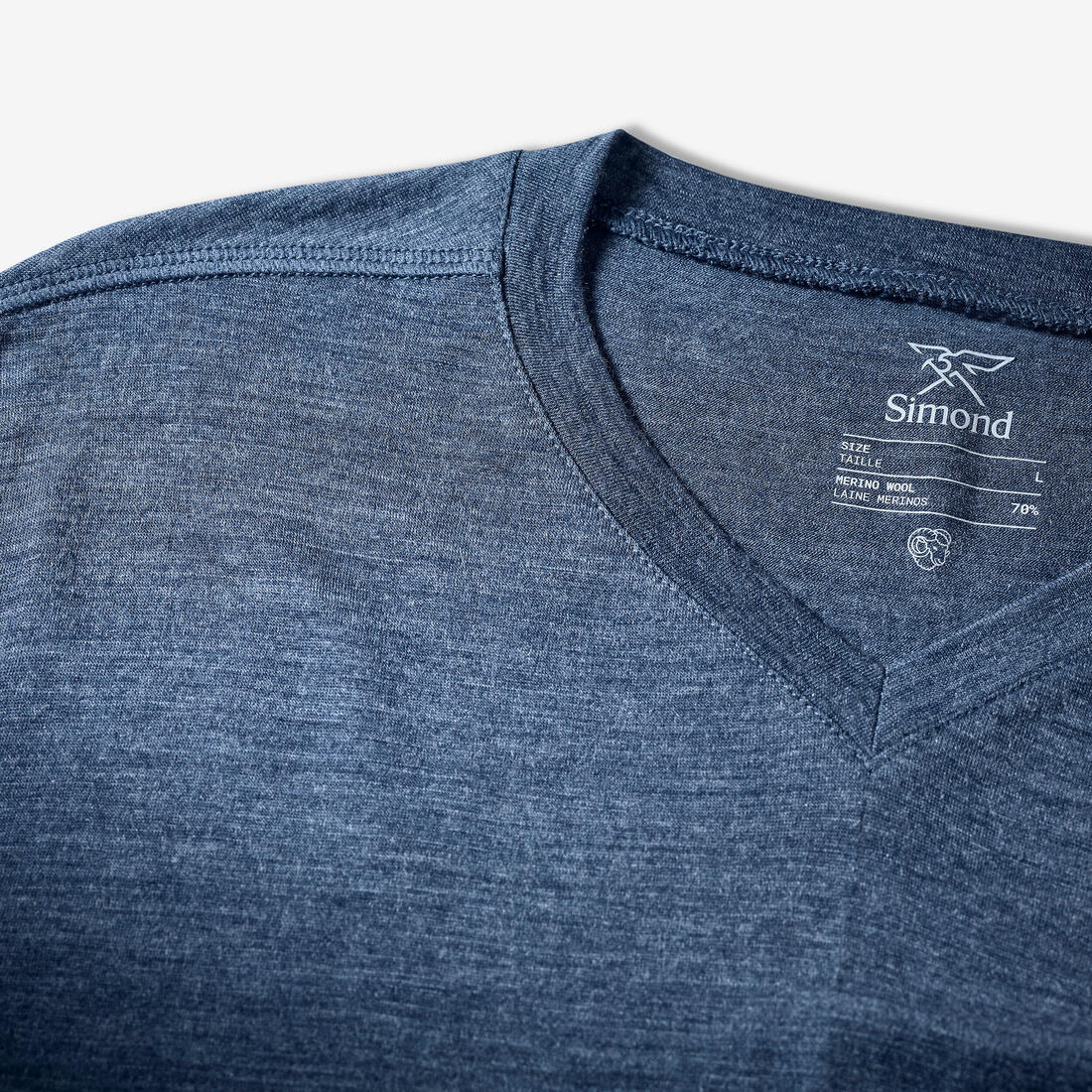 FORCLAZ (フォルクラ) 登山・トレッキング メンズ Tシャツ 長袖 メリノウール Fresh生地