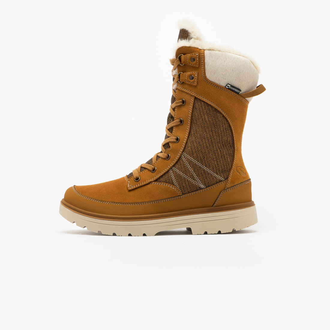 QUECHUA (ケシュア) 登山・スノーハイキング レディース ブーツ ウォーム 防水 レザー ハイカット NH900