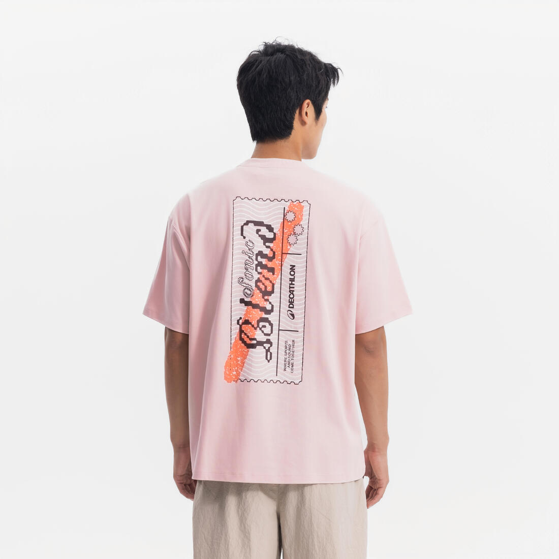 スポーツウェア ジェンダーレス ルーズコットンTシャツ