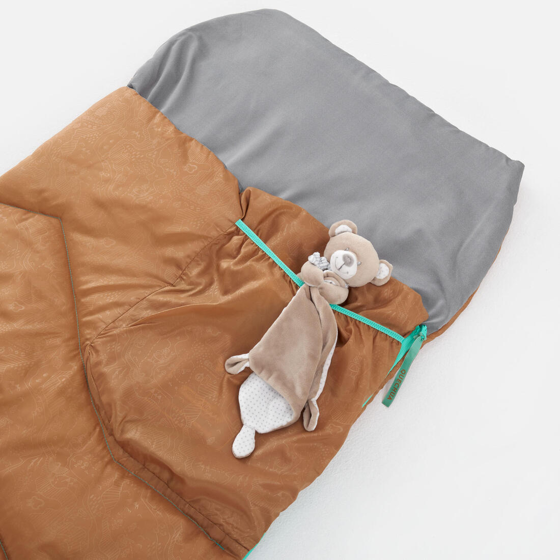 QUECHUA (ケシュア) キャンプ・ハイキング キッズ シュラフ・寝袋 10℃ MH100