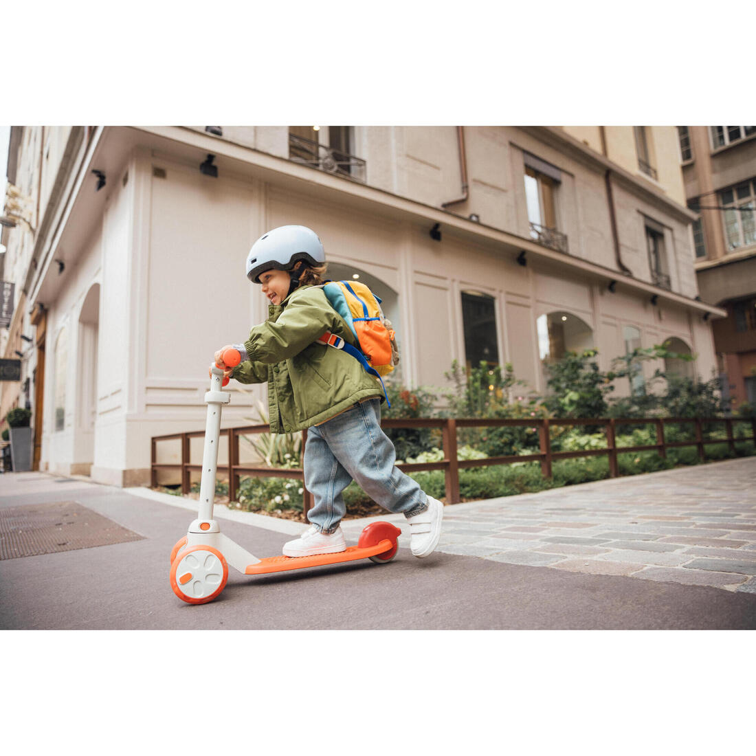 OXELO (オクセロ) キックスケーター キッズ 3輪キックスケーター B500