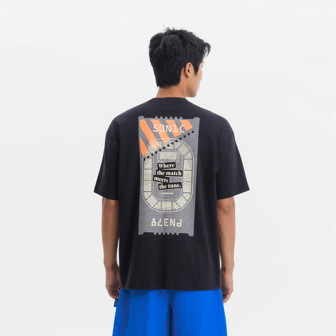 スポーツウェア ジェンダーレス ルーズコットンTシャツ