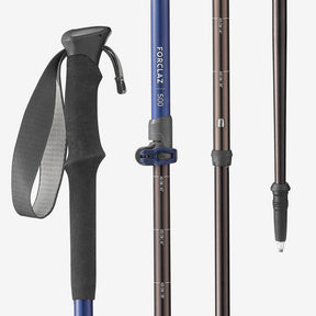 FORCLAZ（フォルクラ）登山・トレッキング トレッキングポール I型 レバータイプ MH 500 - 1本