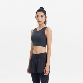 DOMYOS (ドミオス) フィットネス ロングブラ ハーフファスナー CN 920