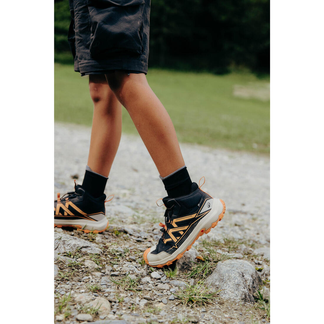 QUECHUA (ケシュア) 登山・ハイキング キッズ ブーツ クイックレース Crossrock UKキッズサイズ2.5～5