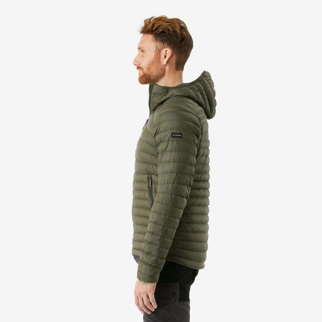 FORCLAZ（フォルクラ）登山・トレッキング フード付き ダウンジャケット TREK 100 撥水 - メンズ