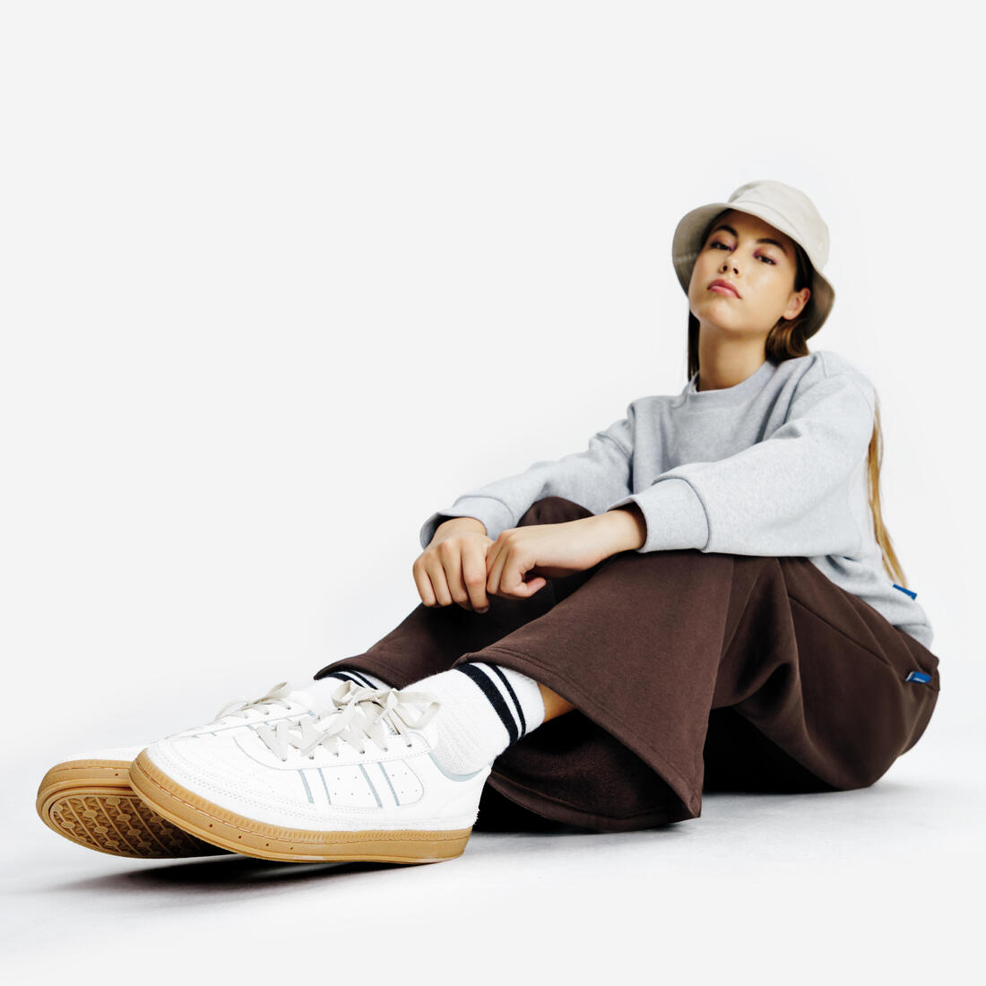 DECATHLON (デカトロン) スポーツ レディース スニーカー レザー Player 80