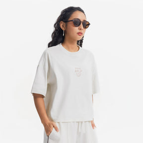 スポーツウェア オーバーサイズ クロップTシャツ