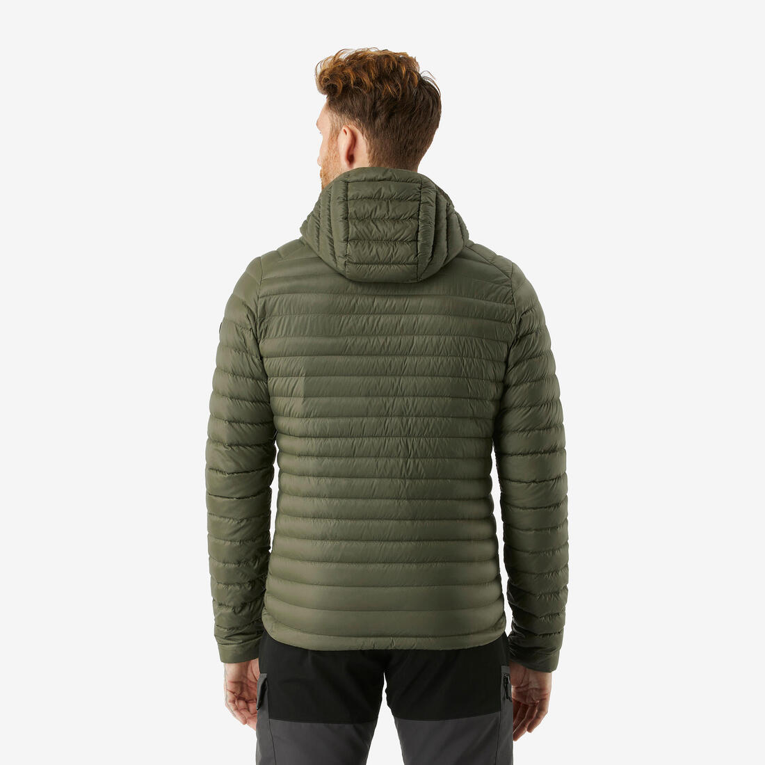 FORCLAZ（フォルクラ）登山・トレッキング フード付き ダウンジャケット TREK 100 撥水 - メンズ