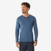 FORCLAZ (フォルクラ) 登山・トレッキング メンズ Tシャツ 長袖 メリノウール Fresh生地