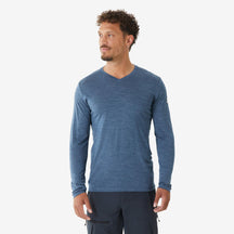 FORCLAZ (フォルクラ) 登山・トレッキング メンズ Tシャツ 長袖 メリノウール Fresh生地