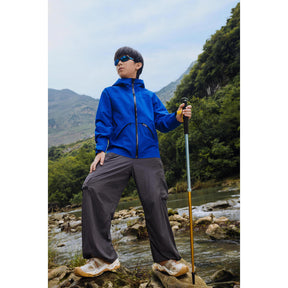QUECHUA (ケシュア) 登山・ハイキング キッズ ハイキングジャケット MH900 7～15歳 軽量 防水