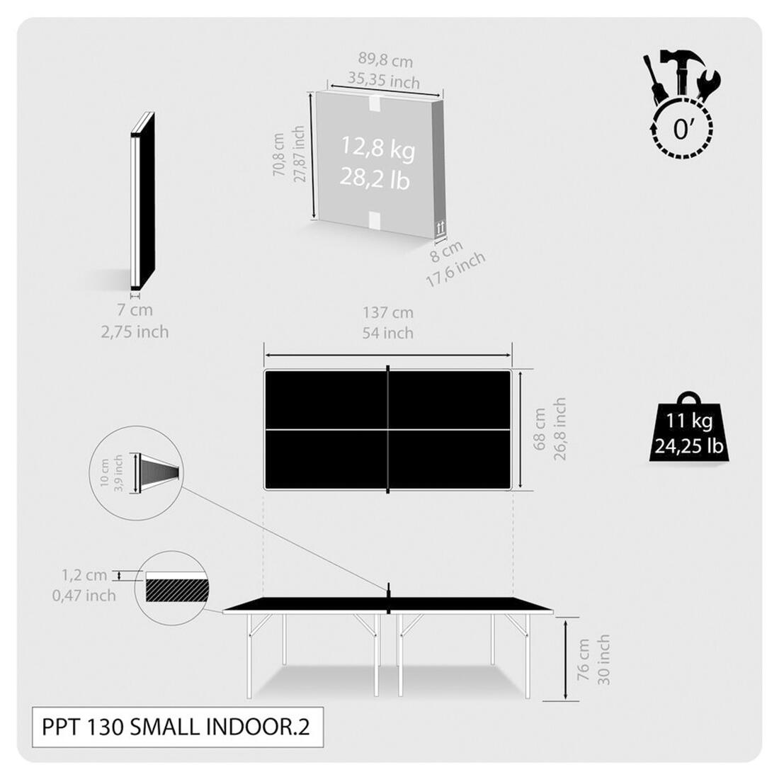 PONGORI (ポンゴリ) 卓球台 PPT 130 Small Indoor