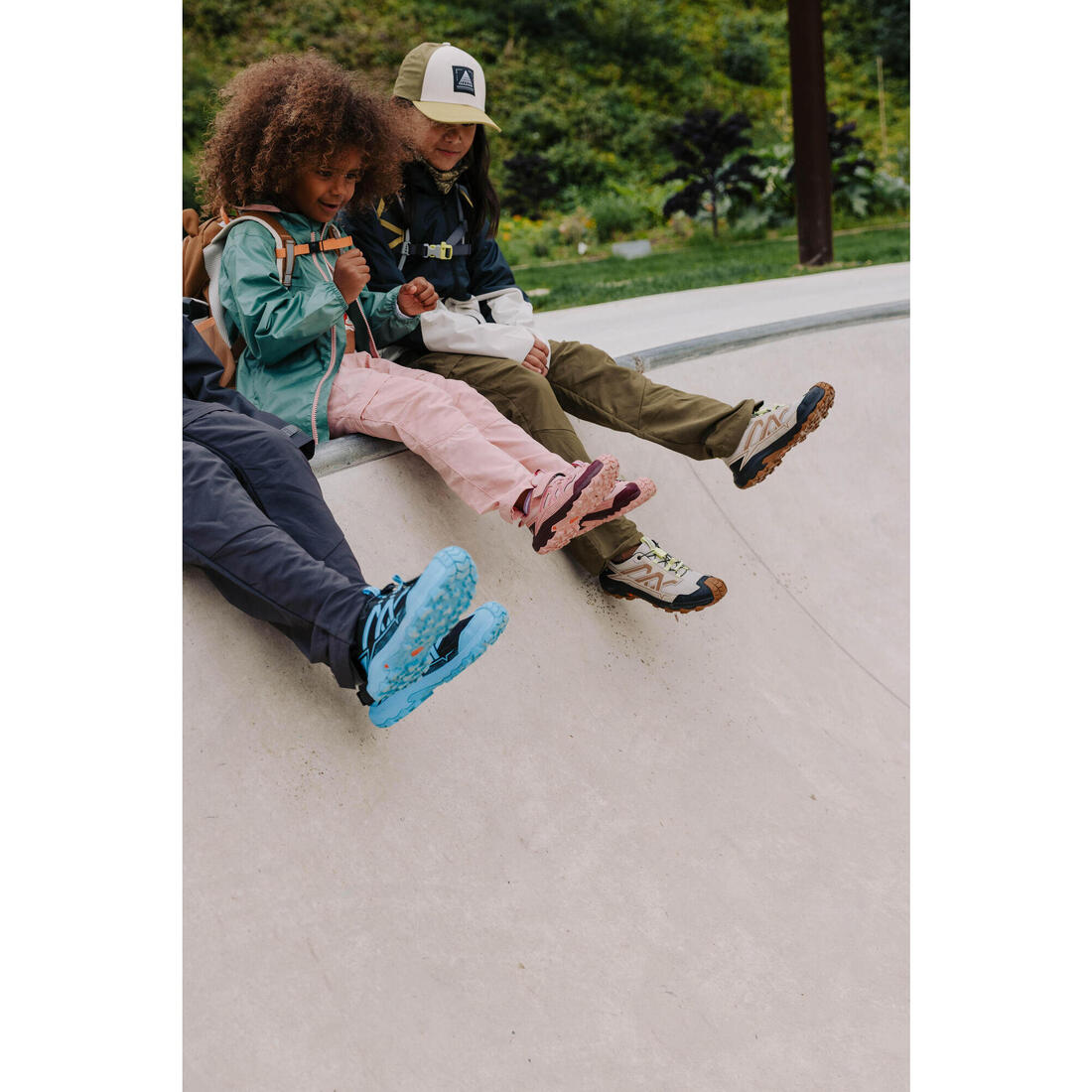 QUECHUA (ケシュア) 登山・ハイキング キッズ ブーツ クイックレース Crossrock UKキッズサイズ2.5～5