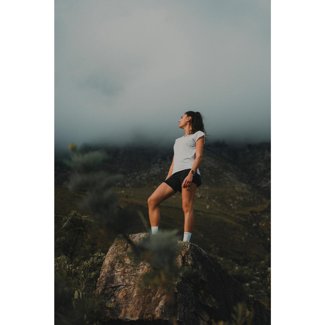 KIPRUN (キプラン) ランニングソックス ミドルカット 薄手 RUN900