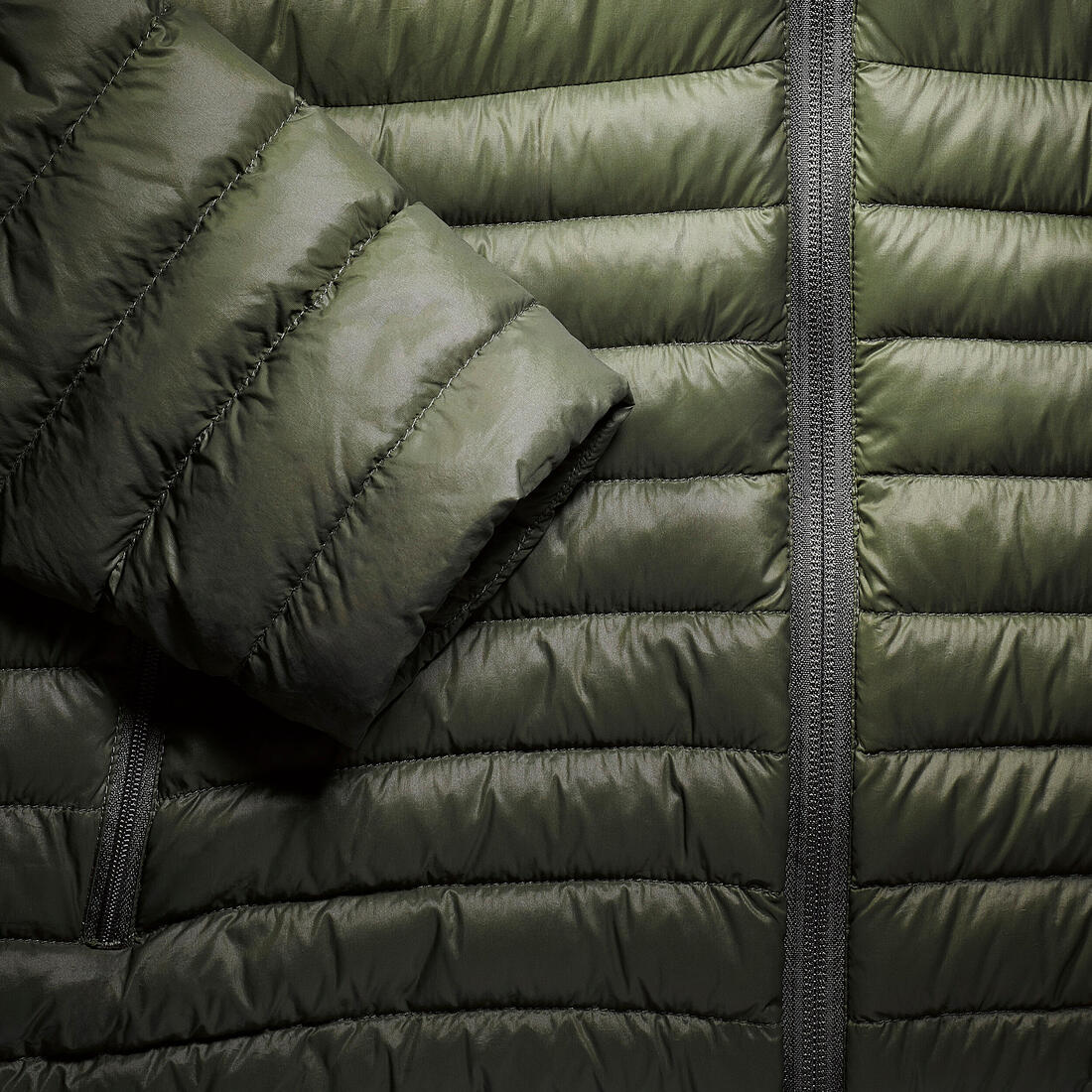 FORCLAZ（フォルクラ）登山・トレッキング フード付き ダウンジャケット TREK 100 撥水 - メンズ