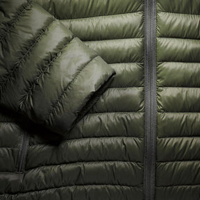 FORCLAZ（フォルクラ）登山・トレッキング フード付き ダウンジャケット TREK 100 撥水 - メンズ