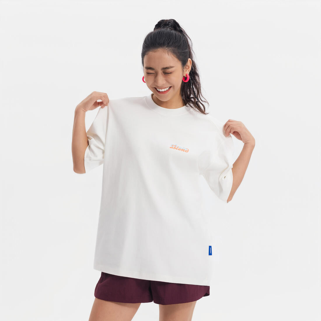 スポーツウェア ジェンダーレス ルーズコットンTシャツ