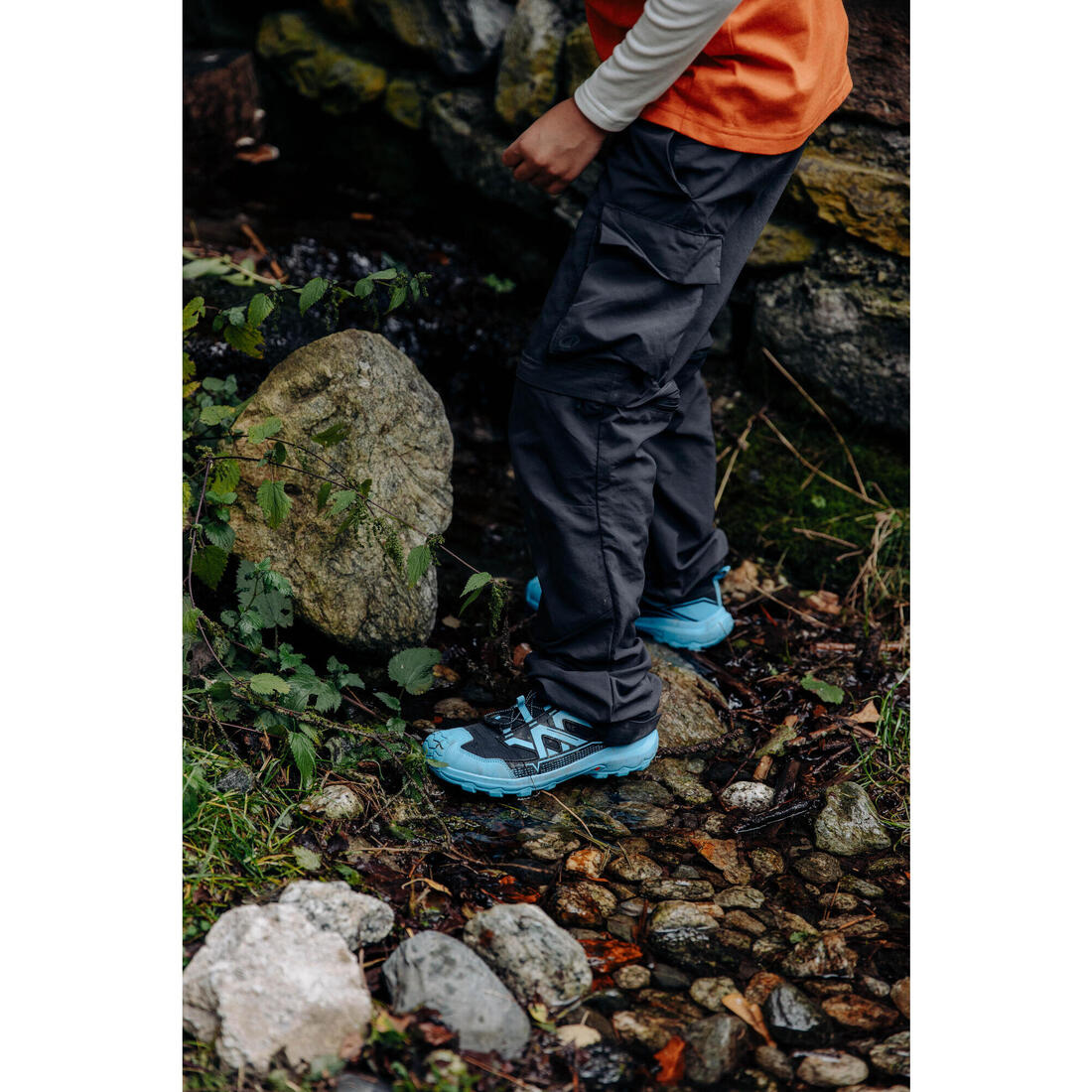 QUECHUA (ケシュア) 登山・ハイキング キッズ ブーツ クイックレース Crossrock UKキッズサイズ2.5～5