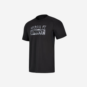 DOMYOS (ドミオス) フィットネス メンズ Tシャツ 透湿性 コットン調 120