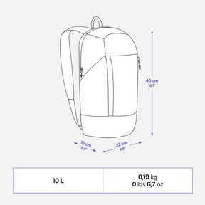 QUECHUA (ケシュア) 登山・ハイキング バックパック Arpenaz NH100 10L