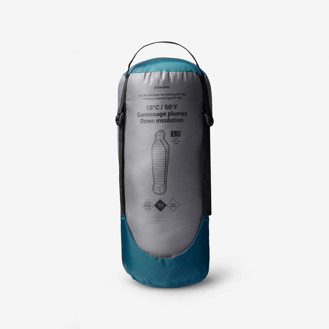 FORCLAZ (フォルクラ) 登山・トレッキング 寝袋 ダウン 10°C MT900