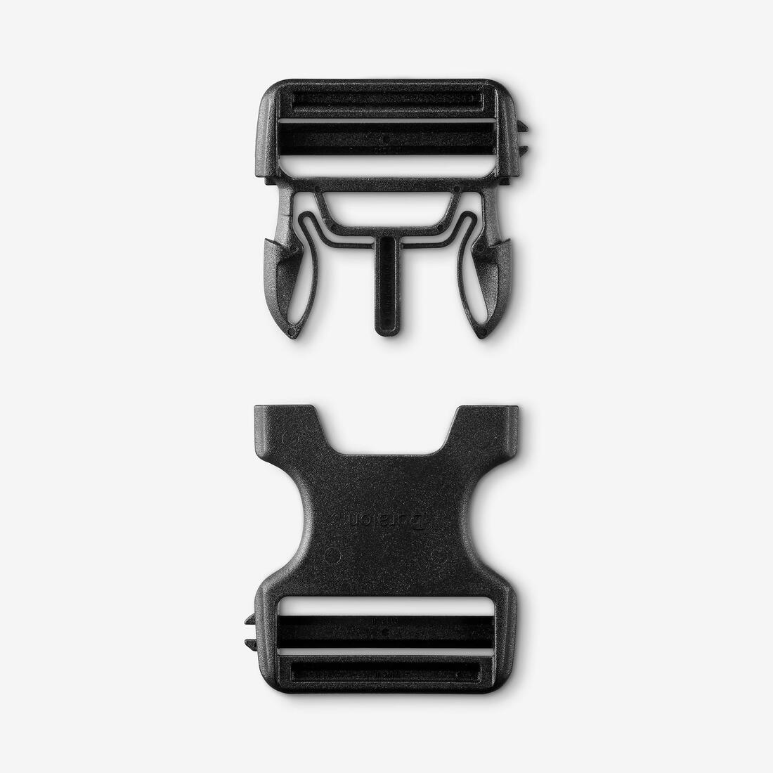 FORCLAZ (フォルクラ) 登山・トレッキング バックパック用バックル 交換用パーツ 幅38mmのストラップ用 ダブルピンロック