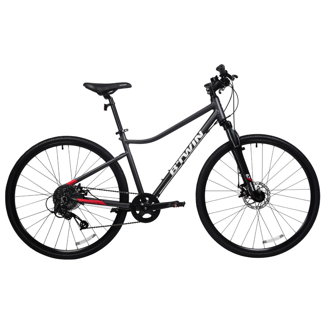 海外輸入 インボイス B'TWIN(ビトウィン) クロスバイク 大人用 500 Riverside 自転車 自転車本体
