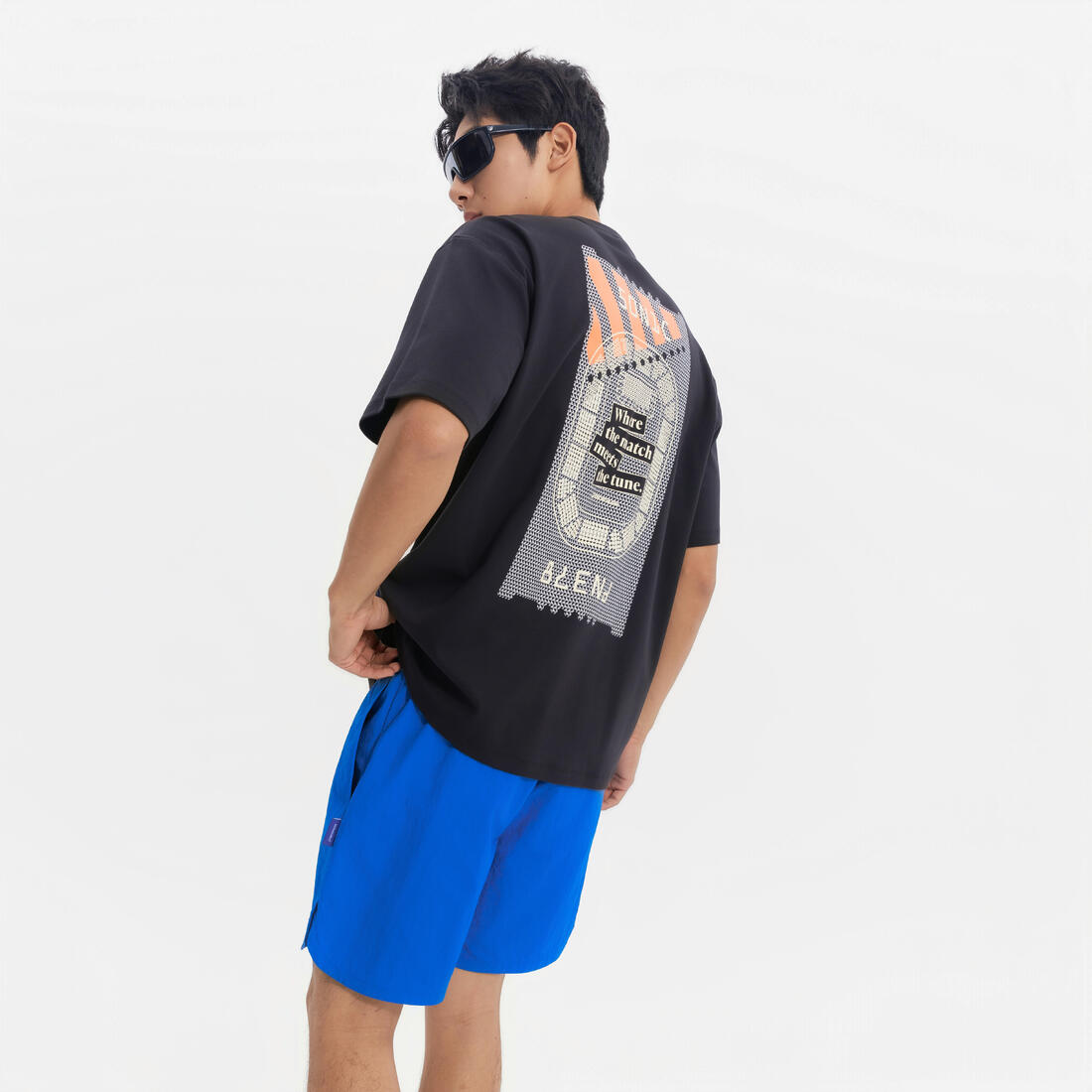 スポーツウェア ジェンダーレス ルーズコットンTシャツ