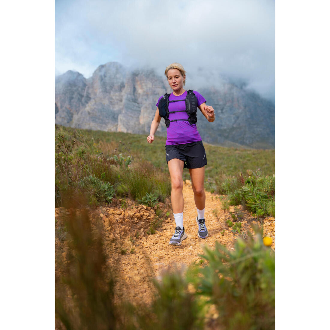 KIPRUN (キプラン) ランニング ソックス 厚手 ふくらはぎ丈 RUN500 2足組