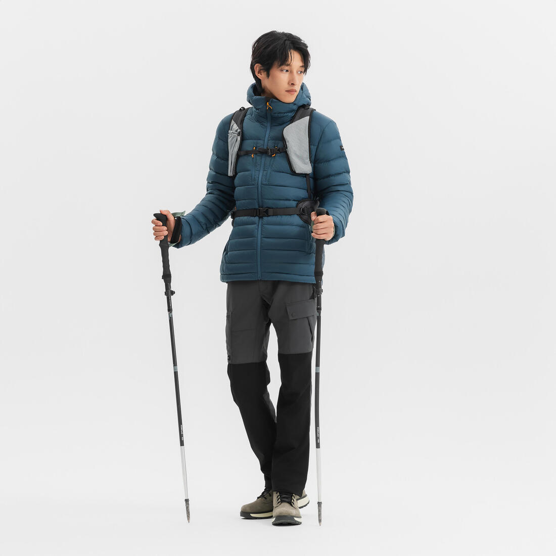 FORCLAZ（フォルクラ）登山・トレッキング フード付ダウン
