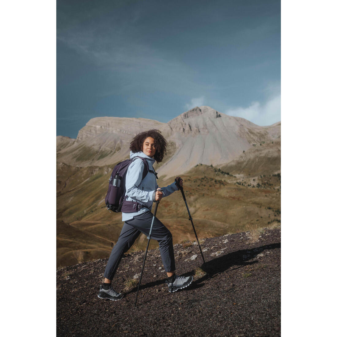 QUECHUA (ケシュア) 登山・ハイキング レディース ブーツ 防水 軽量 MH500