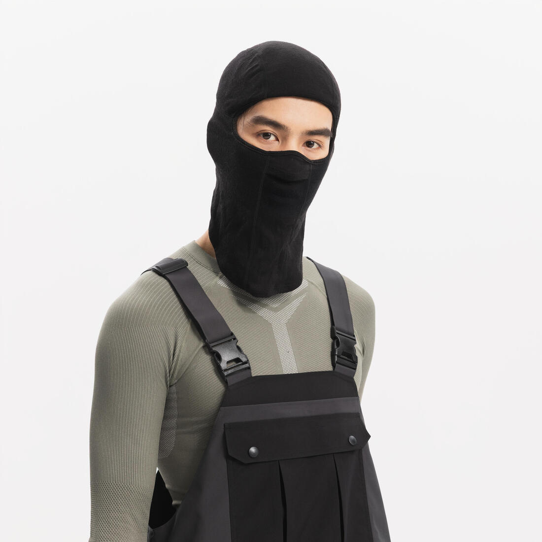 WEDZE (ウェッゼ) スキー 帽子 バラクラバ ヘルメット下 メリノウール