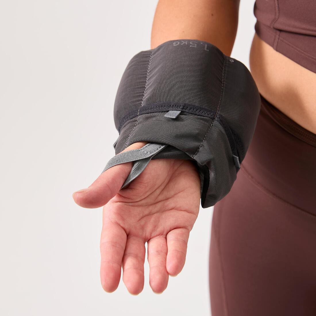 DOMYOS (ドミオス) フィットネス リストアンクルウエイト 調節可能 0.5～2kg