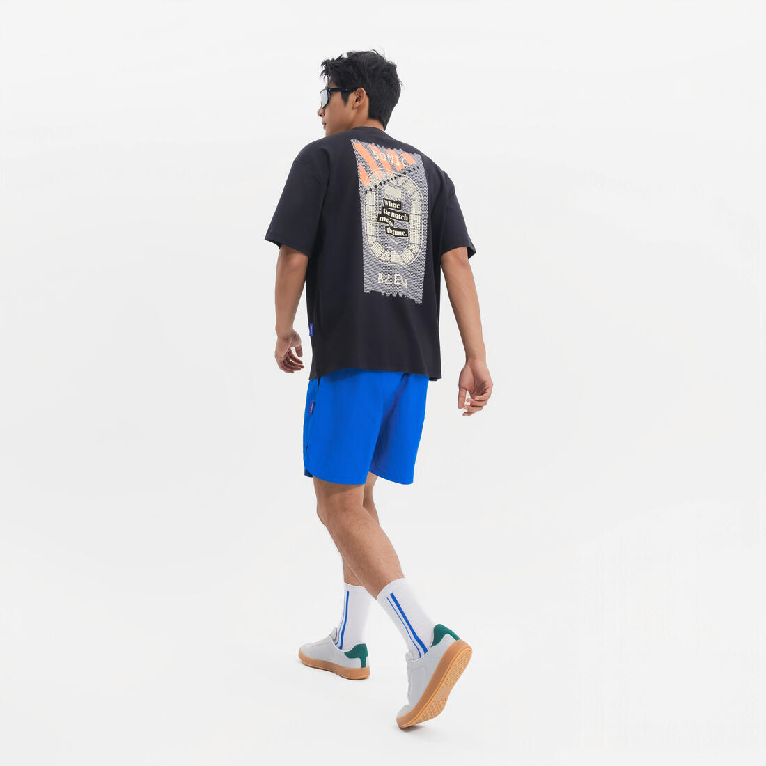 スポーツウェア ジェンダーレス ルーズコットンTシャツ