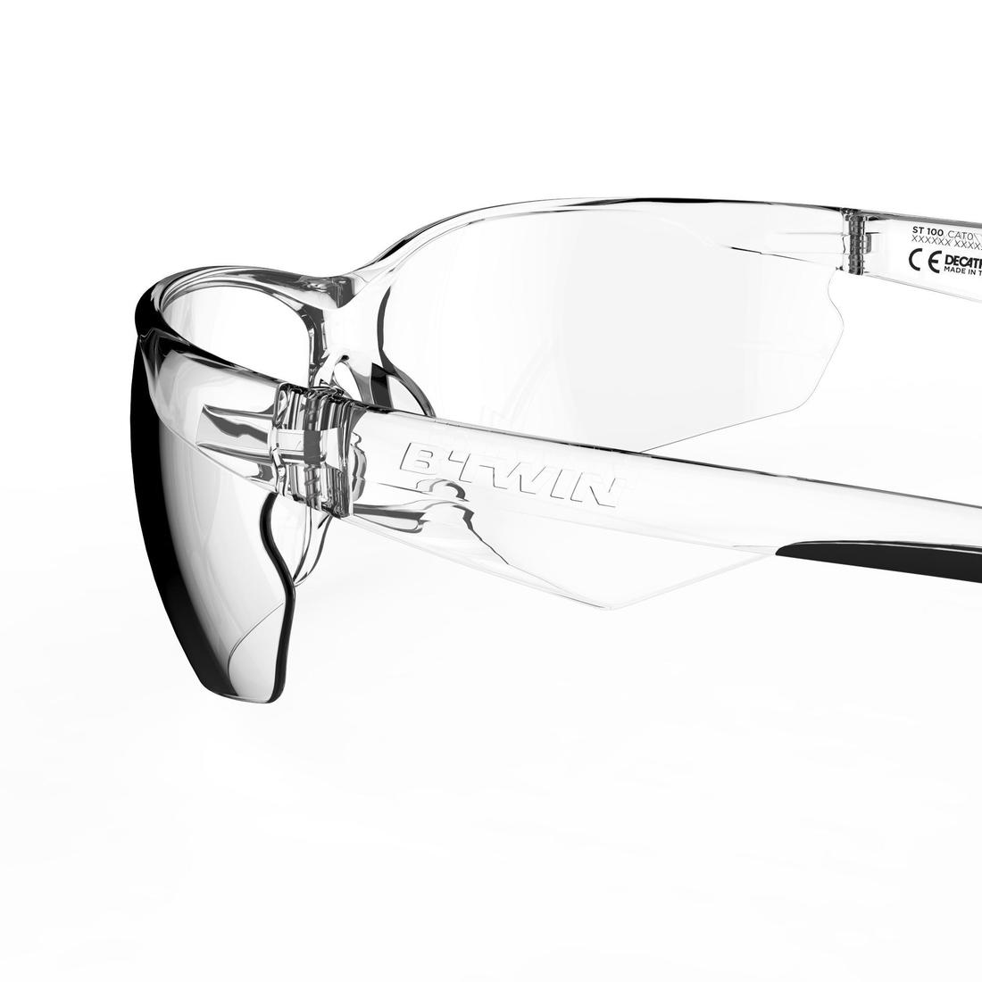 ROCKRIDER (ロックライダー) マウンテンバイク サングラス（カテゴリー0） 透明レンズ ST 100 大人用