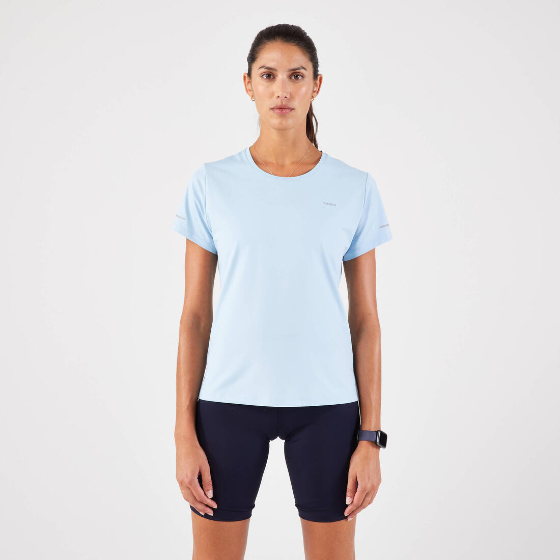 KIPRUN Run 500 Dry Women's Breathable Running T-shirt - mauve