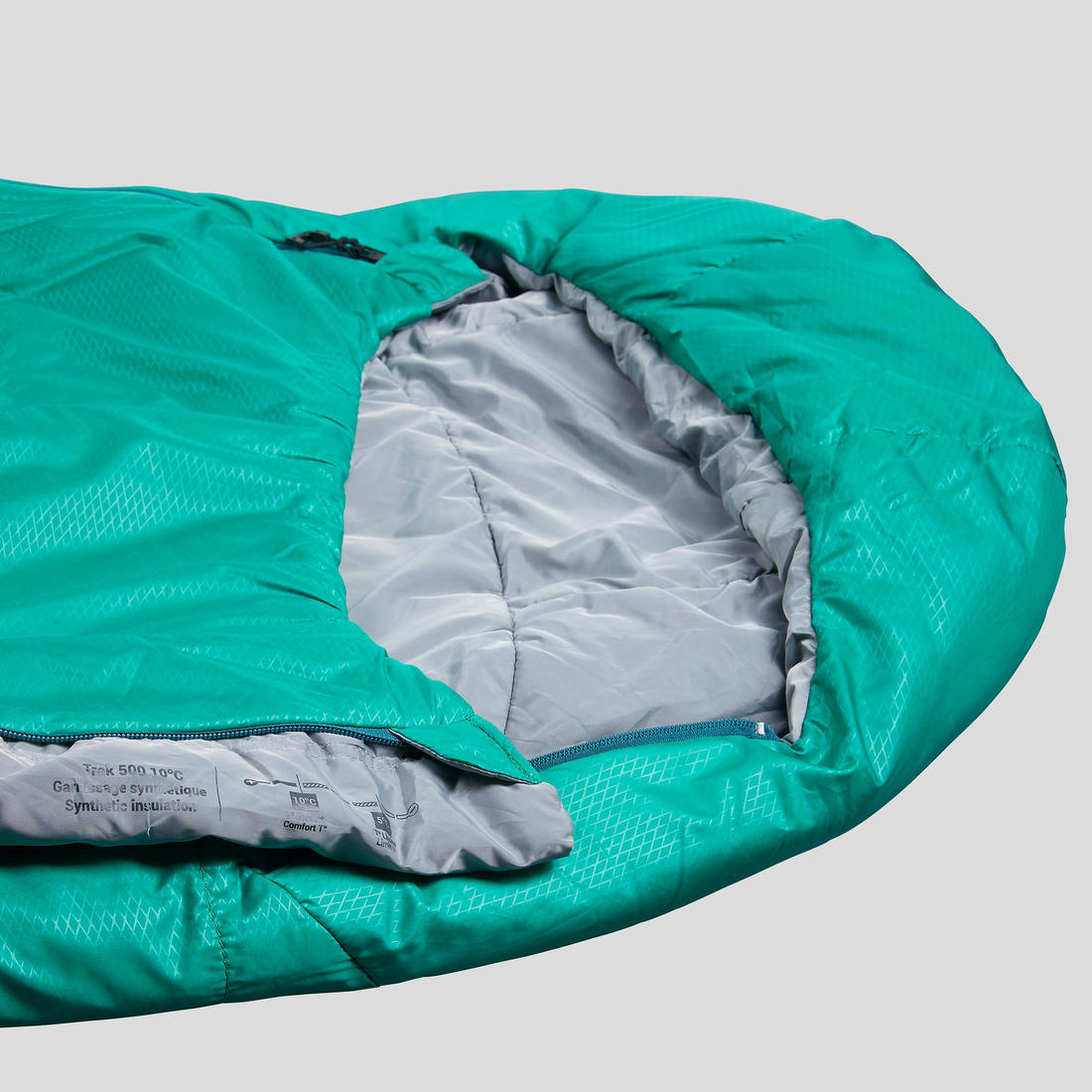 FORCLAZ (フォルクラ) キャンプ・ 登山・トレッキング シュラフ・寝袋 TREK 500 10℃