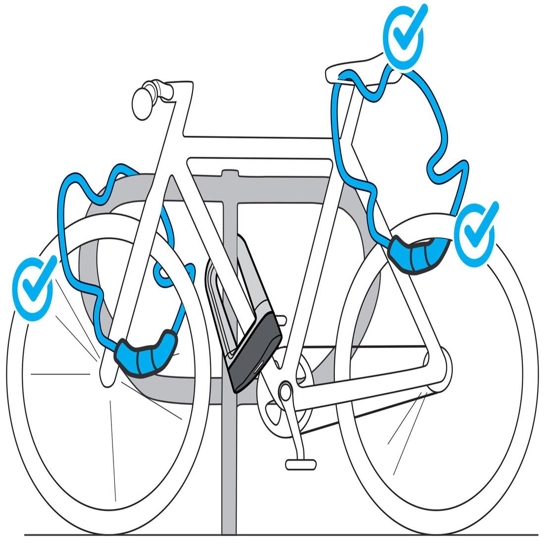 ELOPS(イロップス) 自転車用 コンビネーションケーブルロック