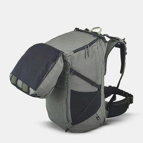 FORCLAZ（フォルクラ）トレッキング メンズ バックパック 70 L TRAVEL 500 スーツケース オープニング