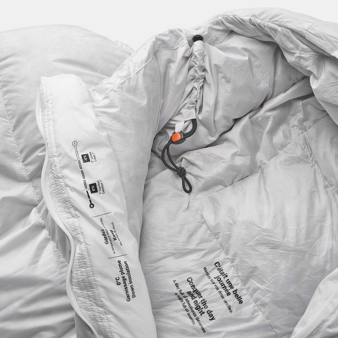 FORCLAZ (フォルクラ) 登山・トレッキング 寝袋 ダウン ホワイトエディションシリーズ 0°C MT900