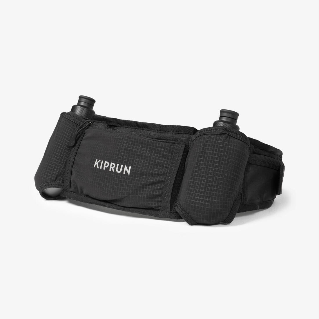 KIPRUN (キプラン) ランニング ユニセックス ハイドレーションベルト 250mlボトル2本 Belt 500