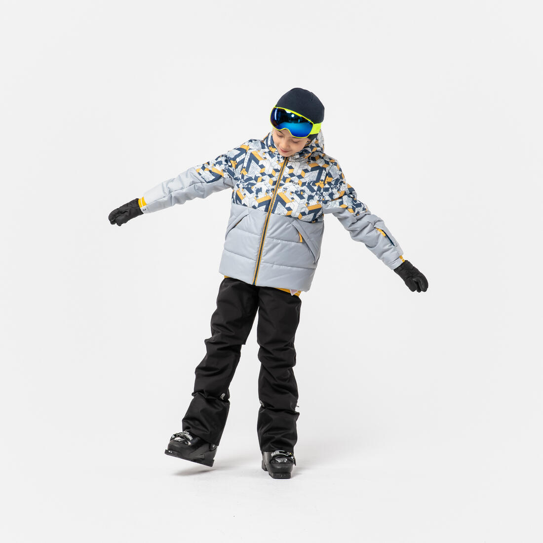 WED'ZE(ウェッゼ) スキー ジャケット 中綿入り 防水 極暖 180 キッズ
