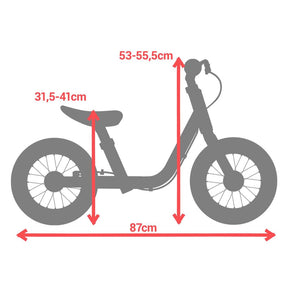 B'TWIN(ビトウィン) サイクリング バランスバイク 900 キッズ (2～5歳用)